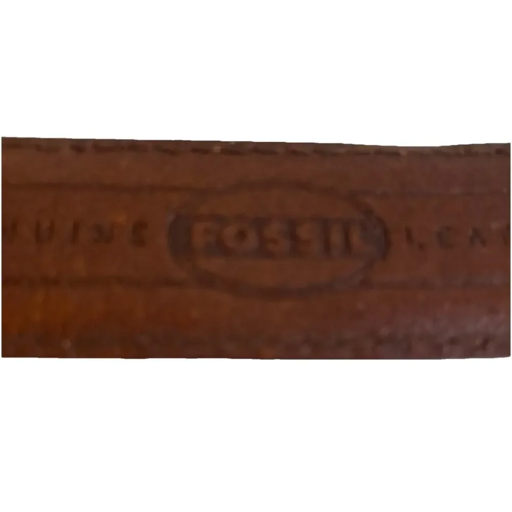 Fossil Patchwork Leather Belt Women’s Sz L Multi Color Narrow